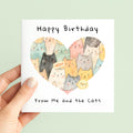Funny Birthday Cat Birthday Card | Pet Lover Bday | Animal Gift For Friend