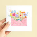 Thinking of You Card – Pastel Floral Design
