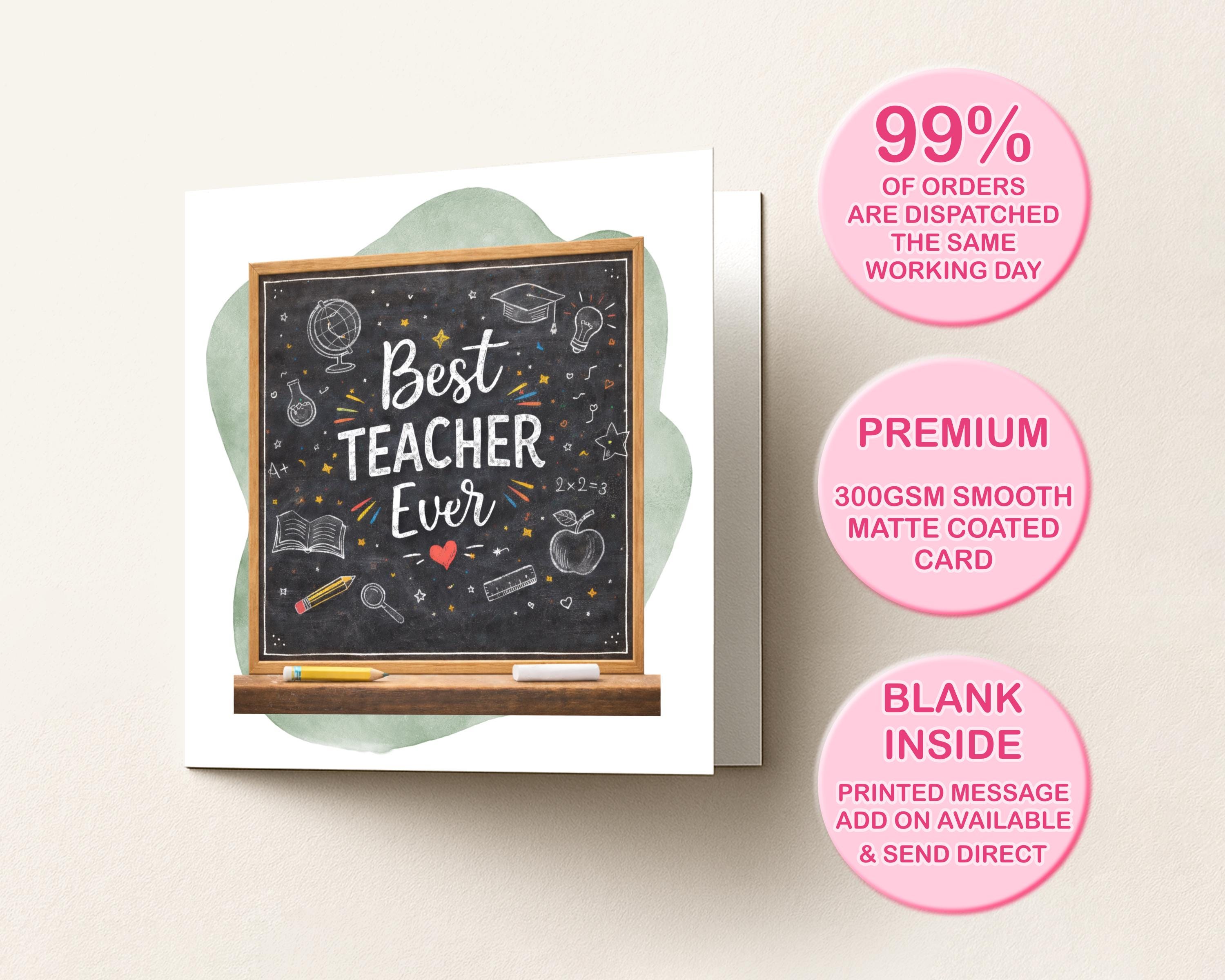 Thank You Card | Teacher Appreciation | Teaching Assistant End Of Term | Nursery School