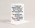 Uplifting Affirmation Card | Encouragement, Self Care, Mental Health Support (5x7 Inch)