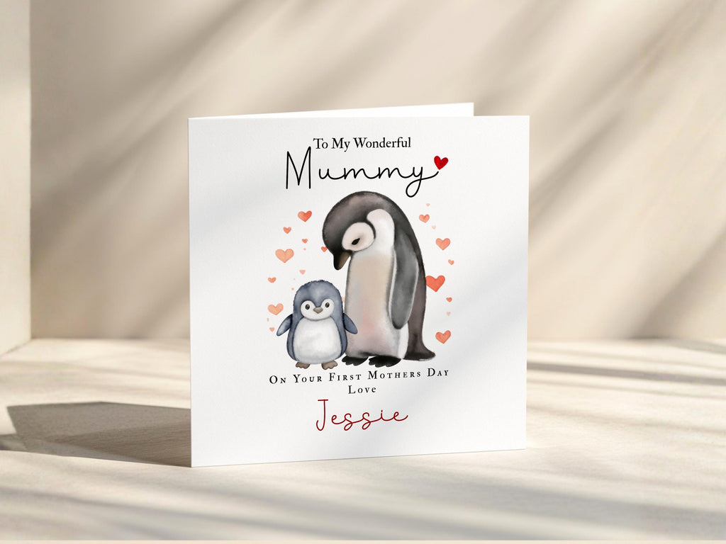 Personalised First Mother’s Day Card | Mummy From Baby Card | Custom Name