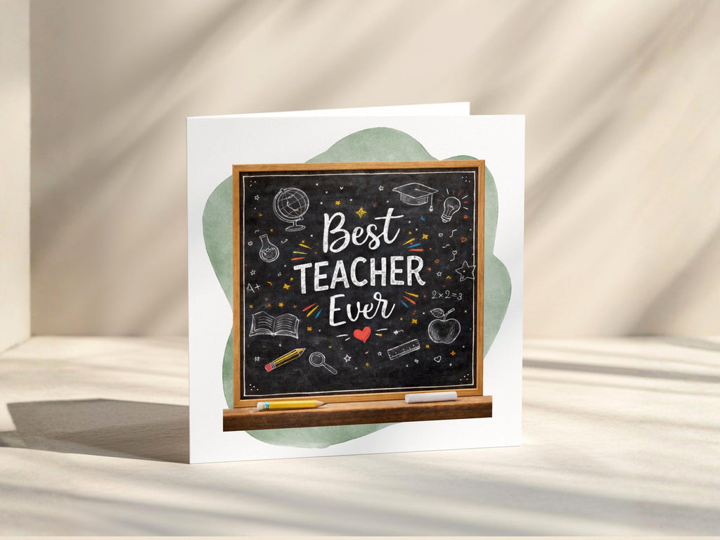 Thank You Card | Teacher Appreciation | Teaching Assistant End Of Term | Nursery School