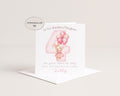 4th Birthday Card for Girl, Personalised Bunny Balloons Age 4, Custom Name Pink Theme
