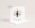 First Holy Communion Card Personalised For Boy Son Grandson Godson Nephew Name Date