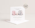 New Baby Card | Personalised Welcome to the World | Custom Name | Daughter Son Grandchild | Newborn Gift