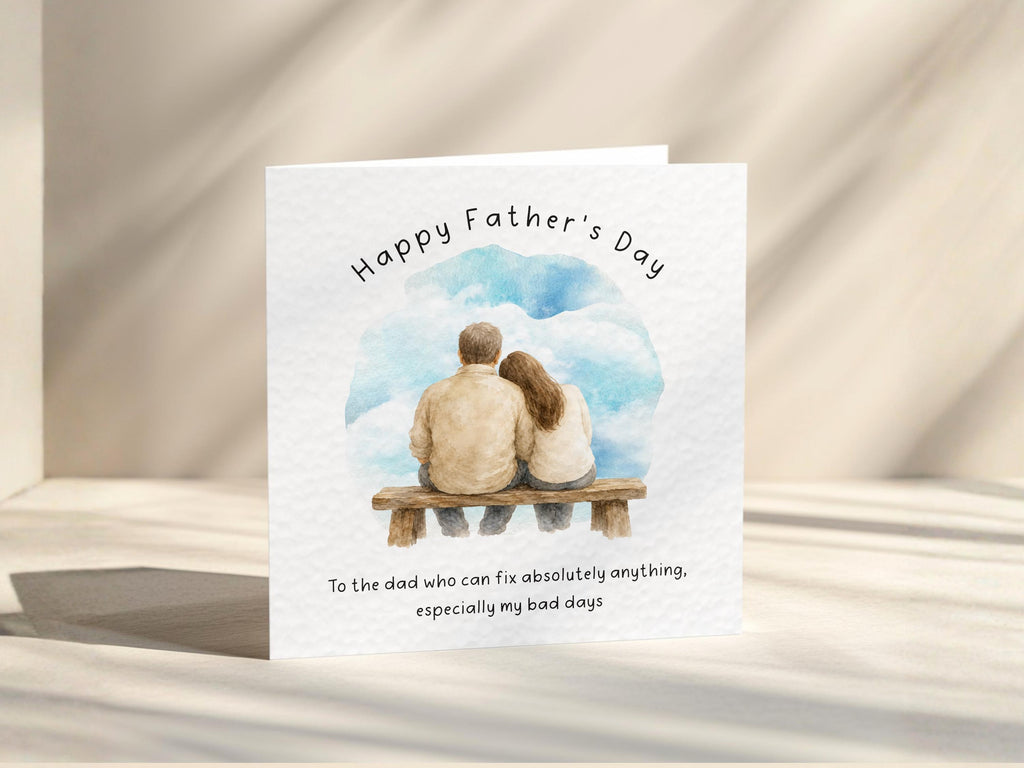 Happy Father’s Day Card From Daughter with Special Dad Message