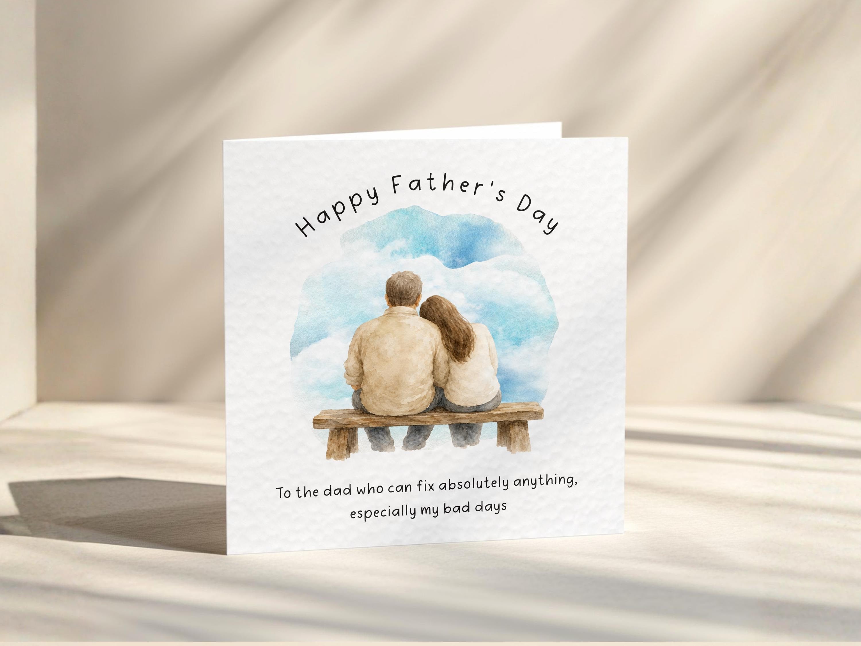Happy Father’s Day Card From Daughter with Special Dad Message