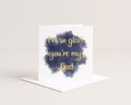 Father’s Day Card for Dad, Real Gold Foil Greeting Card From Daughter or Son