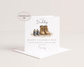 Daddy Father's Day Card From Daughter: Personalised Dad From Son Or Little One, Baby