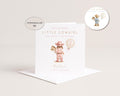 1st Birthday Card Personalised First Rodeo For Baby Girl: Daughter, Granddaughter One Year