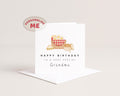 Nan Birthday Card For Nanna Grandma Or Gran With Picnic Basket Personalised Custom Recipient