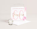 60th Birthday Card Personalised For Mum Nan Sister Friend With Custom Name Gold Foil