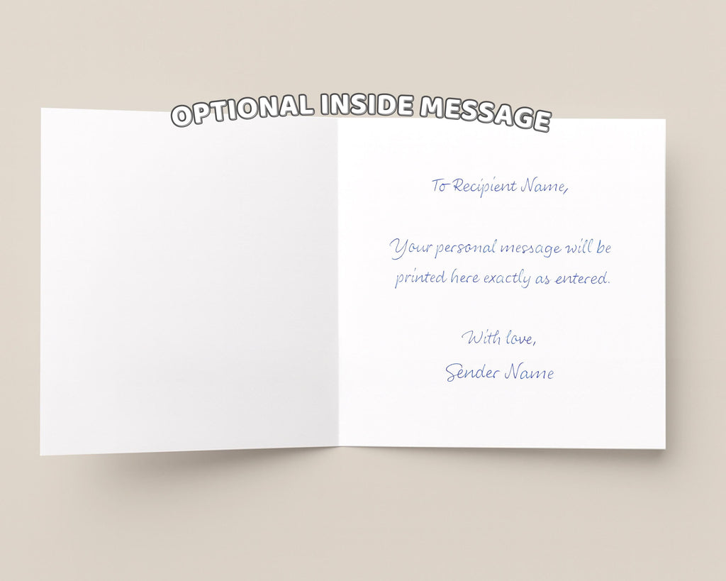 I'm Joining Your Family Adoption Card, Adopted Child Teddy Bear Suitcase