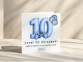 10th Birthday Card For Boy, Personalised Son, Grandson, Nephew Birthday: Blue Gaming Controller