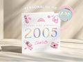 21st Birthday Card Personalised 2005 Holographic Foil For Her Daughter Granddaughter Niece Sister