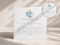 On Your Christening Day Card Personalised Name for Girl or Boy, Pink & Blue