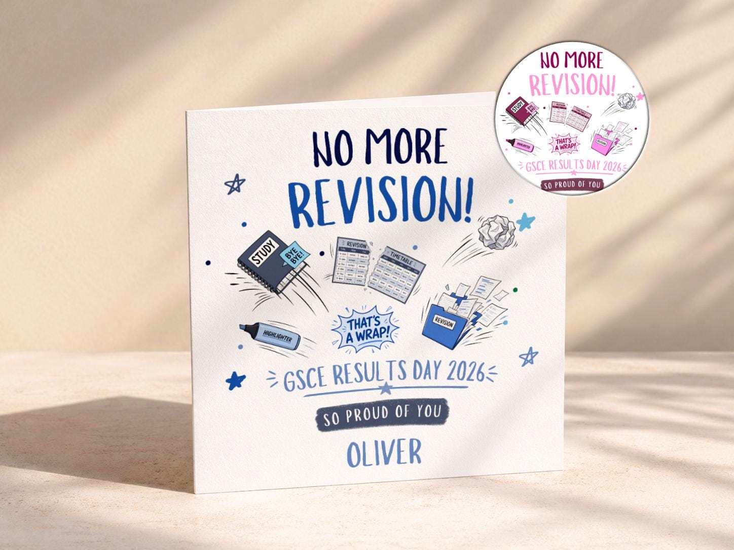 GCSE Results Day Card Personalised Year 11 Card For Son Daughter Well Done 2026