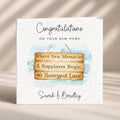 Personalised New Home Card with Custom Address and Names for a Couple