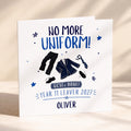 School Leaver Card Smooth Matte And Hammered Card Finish Options