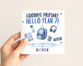 First day of secondary school card for a child starting Year 7