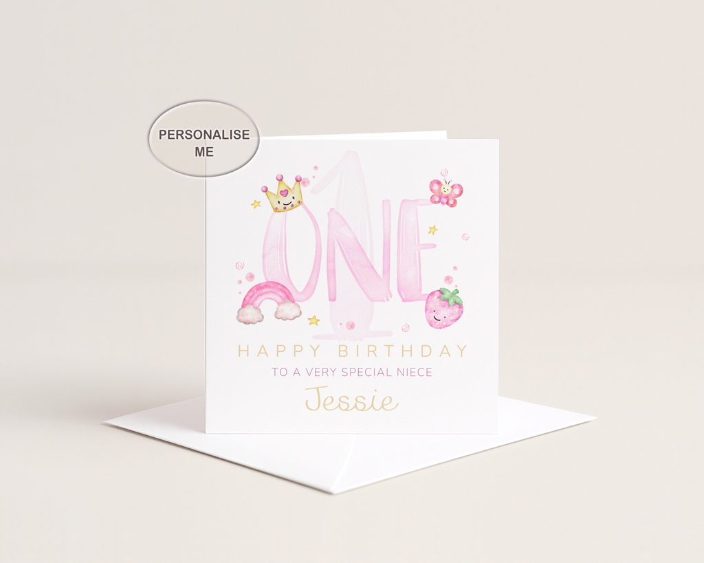 Personalised Birthday Card for Girl, Custom Name and Age, Daughter, Granddaughter, Niece or Goddaughter, image 11