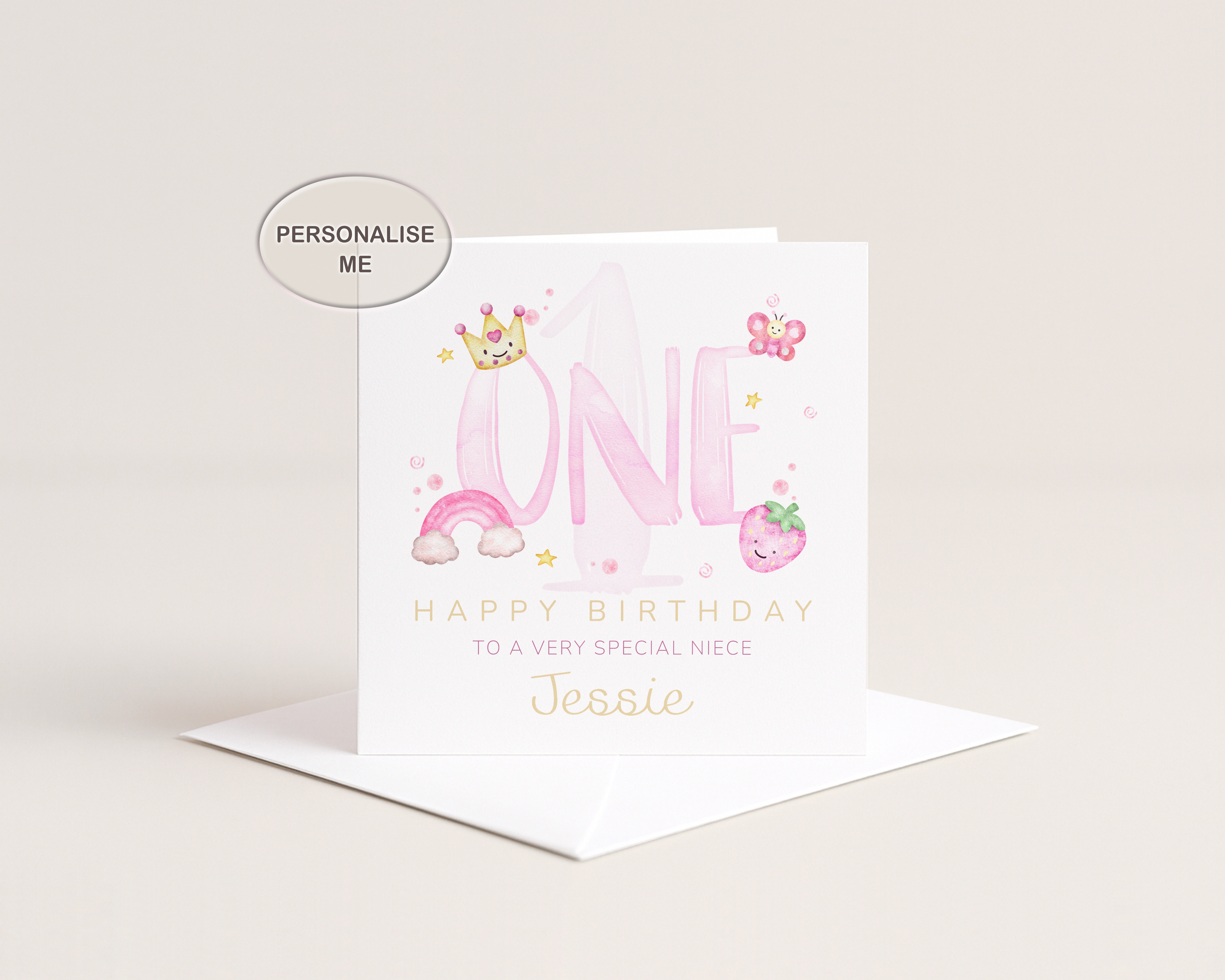 Personalised Birthday Card for Girl, Custom Name and Age, Daughter, Granddaughter, Niece or Goddaughter, image 11
